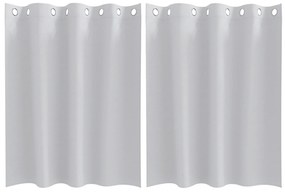 vidaXL Κουρτίνες 2 pcs Ανοιχτό Γκρι 140 x 140 cm Πολυεστέρας