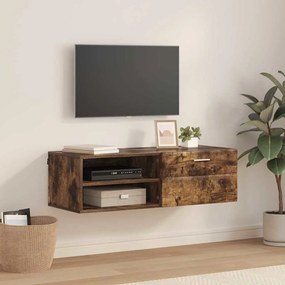 vidaXL Ντουλάπι TV Καπνιστή δρυς 100.5 x 39 x 30 εκ Επεξεργασμένο ξύλο