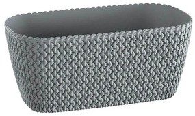 Ζαρντινιέρα (29.7x14.5x13.3) Marhome Splofy Γκρι 09-DSPC300-405U