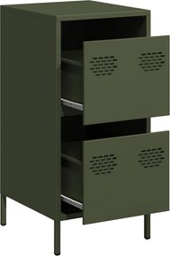 vidaXL Ντουλάπι Λαδί 35x39x73,5 εκ. από Χάλυβα Ψυχρής Έλασης
