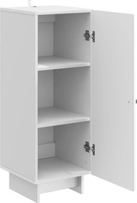 vidaXL Πλαϊνό γραφείο Γυαλιστερό Λευκό 33 x 34,5 x 90 εκ