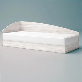 Κρεβάτι μονό Idea 3 με αποθηκευτικό χώρο 84x70x193cm &amp; στρώμα 82x22x190cm Oak Blanco -GRA110