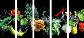 Εικόνα 5 μερών βιολογικά φρούτα και λαχανικά - 200x100