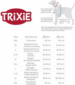 Συνδέστε το Λουρί 2 Σκύλων Trixie Premium Κόκκινο
