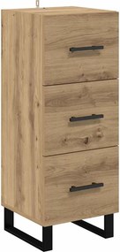 vidaXL Highboard Artisan Oak 34,5 x 34 x 180 εκ. Επεξεργασμένο ξύλο