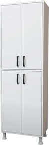Ντουλάπι Λευκό FOZOPUL 62.6x35.8x191