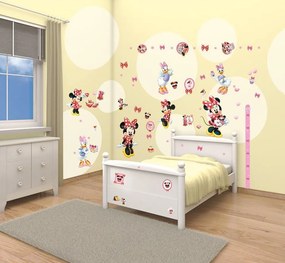 Παιδικά αυτοκόλλητα τοίχου Walltastic Minnie Mouse Decor Kit (79 Room Stickers)