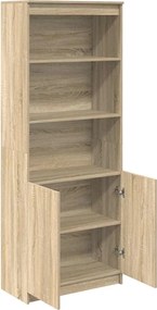 vidaXL Ντουλάπι Sonoma Δρυς 70x35x180 εκ. από Επεξεργασμένο Ξύλο