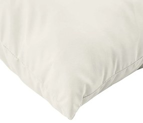 vidaXL Μαξιλάρια Παλέτας 3 τεμ. Κρεμ Μελανζέ Υφασμάτινα