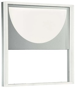 Φωτιστικό Οροφής - Πλαφονιέρα Art PL.ART/GR-SILVER 50x9x50cm 40W Led Silver Ondaluce