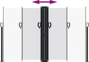 vidaXL Σκίαστρο Πλαϊνό Συρόμενο Λευκό 160 x 1000 εκ.