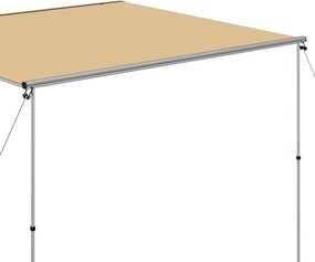vidaXL Τέντα Τροχόσπιτου 3 x 3 x 2,15 μ. Μπεζ