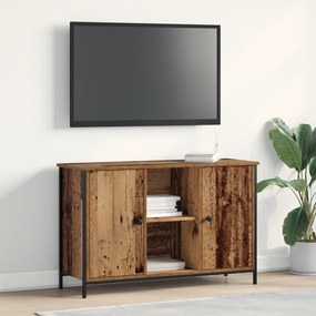 vidaXL Ντουλάπα TV Artisan Oak 101x35x65 cm Επεξεργασμένο Ξύλο και Χάλυβας