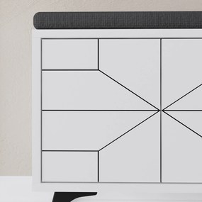 Παπουτσοθήκη Λευκό DUNE 107x35x55