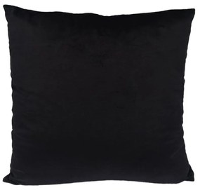 Μαξιλάρι Διακοσμητικό (Με Γέμιση) Panther 024310 Black 45X45 Βελούδο