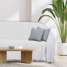 Ριχτάρι 0255 Ecru-Raf Das Home Τριθέσιο 180x300cm Βαμβάκι-Πολυέστερ