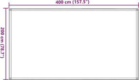 vidaXL Χαλί Σκηνής Μπεζ 200 x 400 εκ.