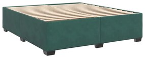 ΚΡΕΒΑΤΙ BOXSPRING ΜΕ ΣΤΡΩΜΑ ΣΚΟΥΡΟ ΠΡΑΣΙΝΟ 200X200ΕΚ. ΒΕΛΟΥΔΙΝΟ 3286417