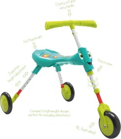 ScuttleBug XL Splodge Loopfiets met 3 Wielen Junior Turquoise/Green