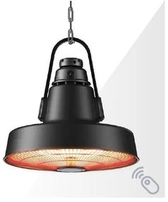 Μανιτάρι Κρεμαστό Τηλεχειριζόμενο 1500W Μαύρο ΙΡ24 70-00709 Panagoulas-70-00709-Μαύρο 70-00709