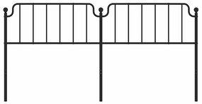 vidaXL Κεφαλάρι Μαύρο 193 εκ. Μεταλλικό