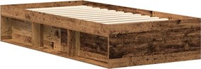 vidaXL Πλαίσιο κρεβατιού χωρίς στρώμα 90x200 εκ. Επεξεργασμένο Ξύλο