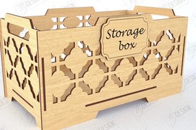 Σετ των 2 Intra απο ξύλο plywood 3mm-4mm πάχος – Ξύλινο κουτί αποθήκευσης | Διοργανωτής Δίασταση 20x20 cm INTRAFABR-120841908