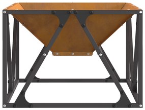 vidaXL Τζάκι Τετράγωνο 50x50x35 εκ Ανοξείδωτος Χάλυβας