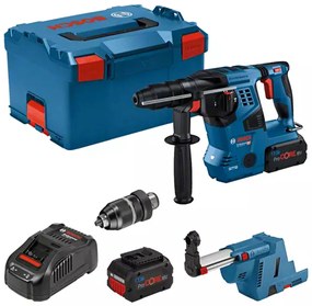 Σφυρί τρυπάνι BOSCH GBH18V-28CF 2X8AH + GDE18V-16