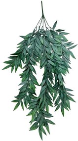 Τεχνητό Κρεμαστό Μπαμπού 1771-7 15x2x80cm Green Supergreens Πολυαιθυλένιο