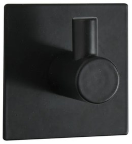 Κρεμαστράκι Τοίχου (Φ4.5) Bathdeco Meti Square Black