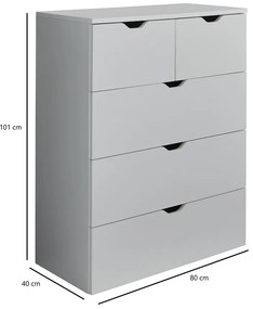 Sally Μπουφές Μαύρος 206x40x86