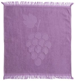 Ποτηρόπανο Grapes Mauve Nef-Nef Homeware 50x50cm 100% Βαμβάκι