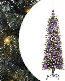 vidaXL Τεχνητό Χριστουγεννιάτικο Δέντρο με 150 LED Πράσινο 120 cm