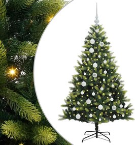 vidaXL Τεχνητό Χριστουγεννιάτικο Δέντρο με Συρταρωτές Βαθμίδες 150 LED