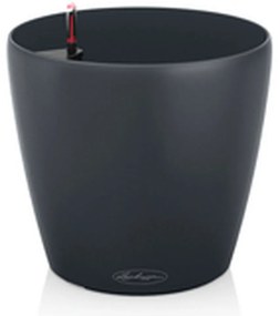 Βάζο Λουλουδιών Lechuza Γκρι πολυπροπυλένιο Στρόγγυλο