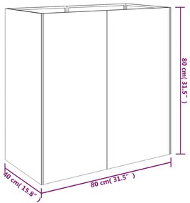 ΖΑΡΝΤΙΝΙΕΡΑ 80X40X80 ΕΚ. ΑΠΟ ΑΤΣΑΛΙ ΣΚΛΗΡΥΘΕΝ ΣΤΟΝ ΑΕΡΑ 824525