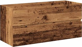 vidaXL Ντουλάπι με Ενσωματωμένο Νιπτήρα Παλιό Ξύλο