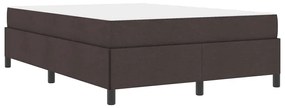 vidaXL Κρεβάτι με ελατήρια Καφέ 160 x 200 cm