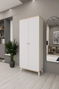 Stewehome Ντουλάπι με κρεμάστρα αποθήκευσης για ρούχα 68x178x178 cm