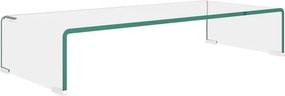 vidaXL Βάση Τηλεόρασης/Οθόνης Διάφανη 70 x 30 x 13 εκ. Γυάλινη