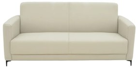 Καναπές διθέσιος Sidica I PU σε μπεζ απόχρωση 135x82x81εκ