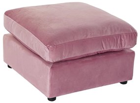 Υποπόδια DKD Home Decor Ροζ πολυεστέρας Σύγχρονη (55 x 55 x 30 cm)