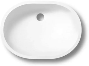 Hanex S-008 N-WHITE Νιπτήρας Μπάνιου Ένθετος Ακρυλικός 565x412x170mm Λευκός