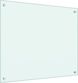 vidaXL Πλάτη Κουζίνας Γαλακτώδες 70 x 60 εκ. από Ψημένο Γυαλί
