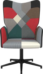 vidaXL Πολυθρόνα Relax Σχέδιο Patchwork Υφασμάτινη