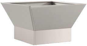 vidaXL Φωτιά Τετράγωνη Καφέ 60x60x35 εκ. από Ανθεκτικό Ατσάλι