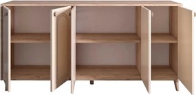 Stewehome Μποέμ κονσόλα με καπάκι από mdf 180x40x87 cm
