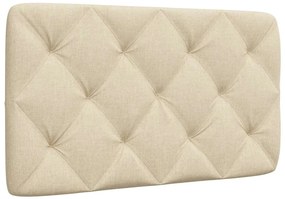 vidaXL Μαξιλάρι για Κεφαλάρι Κρεμ 90 εκ. Υφασμάτινο