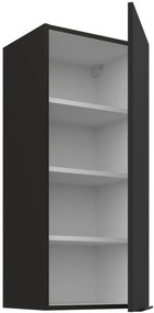 Κρεμαστό ντουλάπι Arianna 40 G 90 1F-Μαύρο